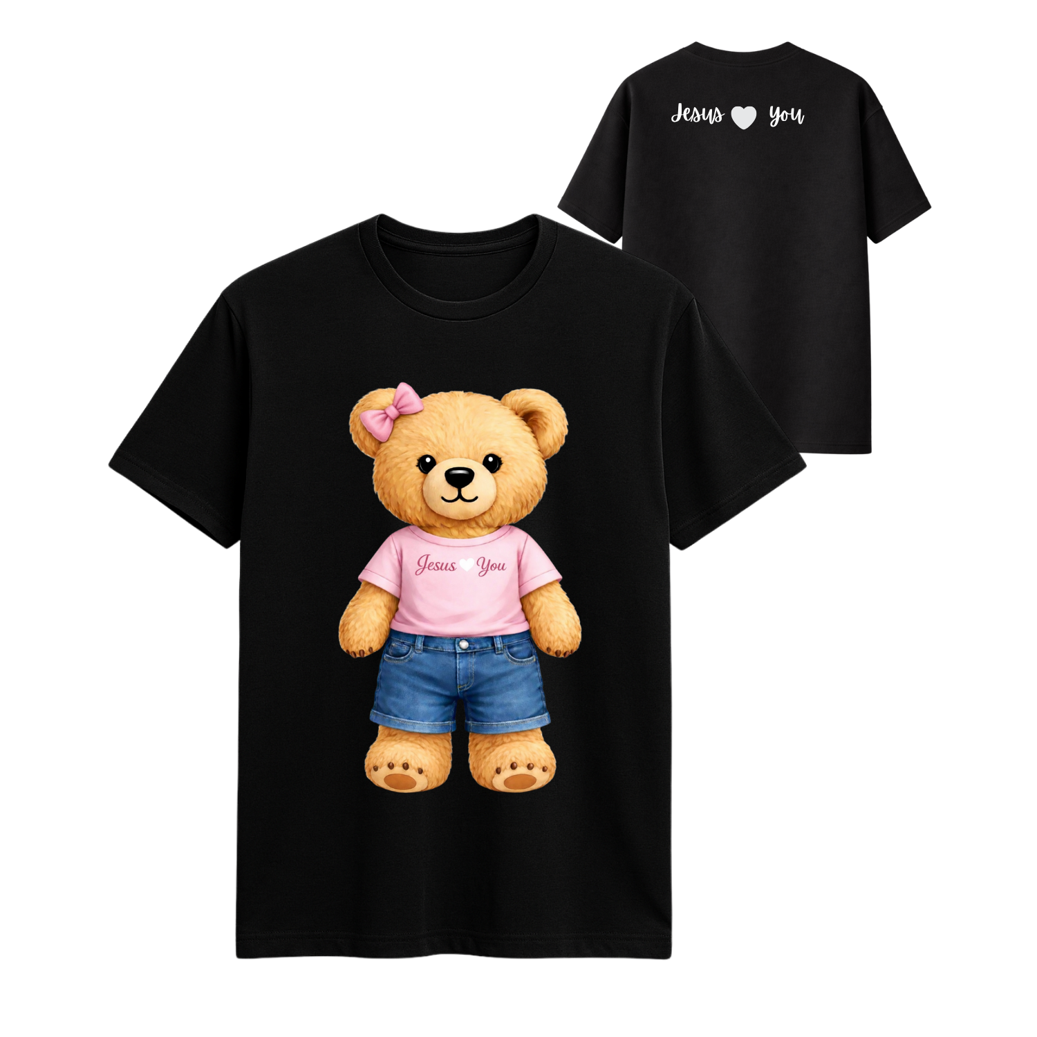 Jesus Loves You Teddy Bear Tee