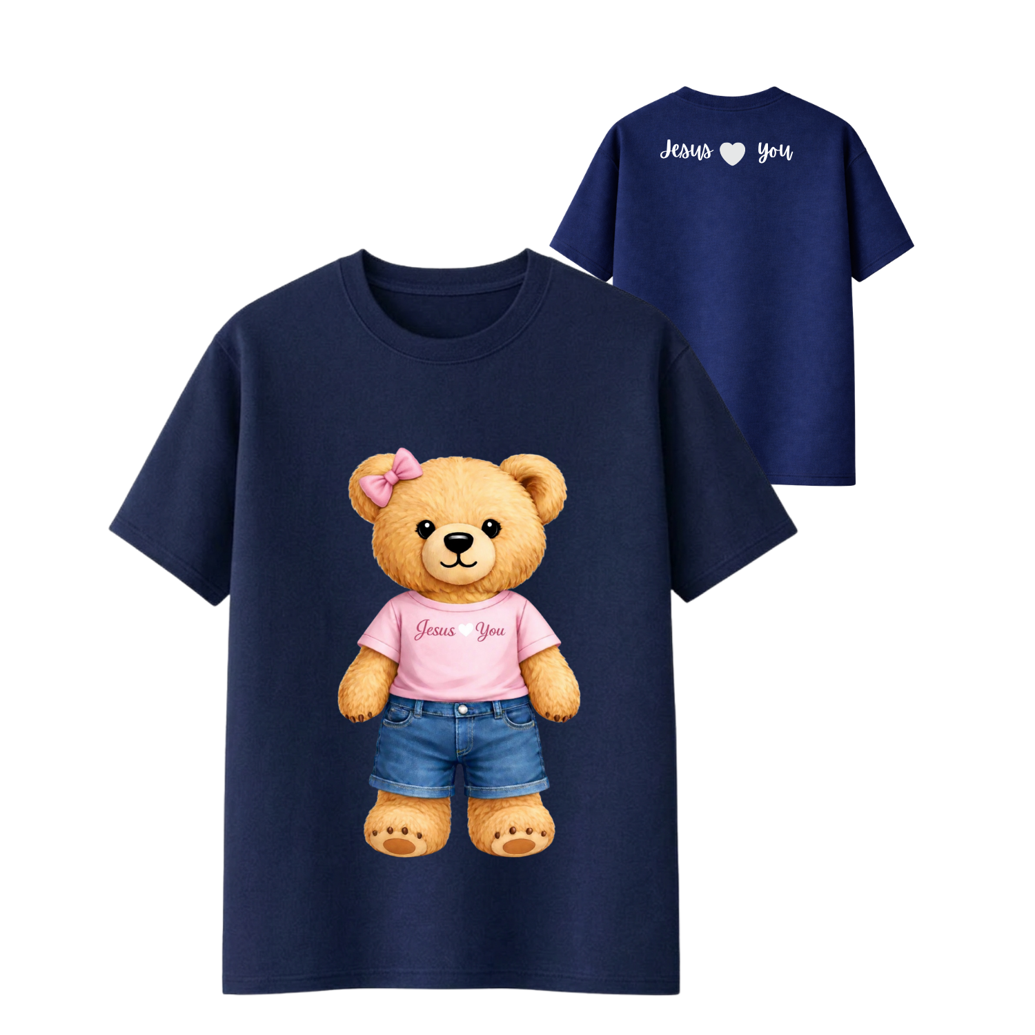 Jesus Loves You Teddy Bear Tee