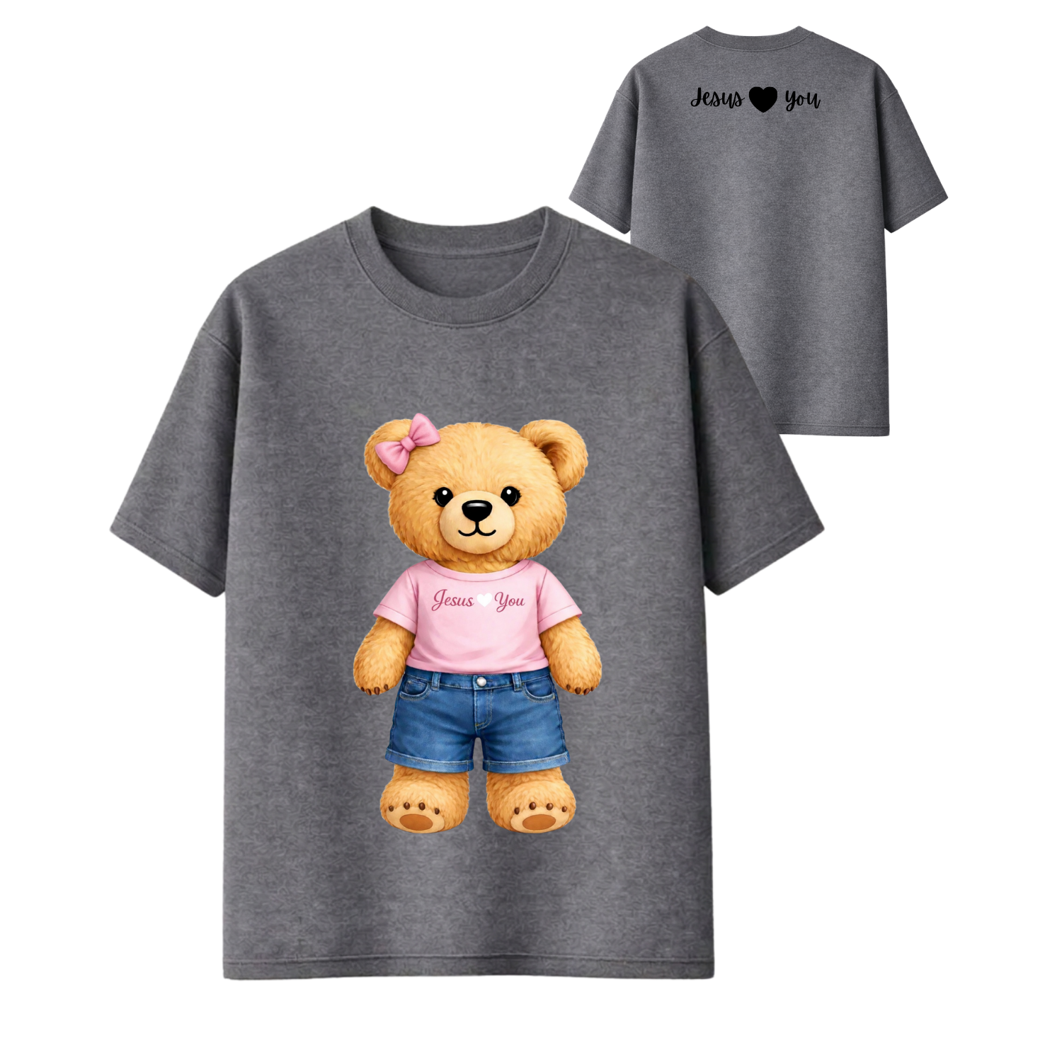 Jesus Loves You Teddy Bear Tee