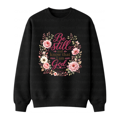 Be Still & Know │ Psalm 46:10 Crewneck