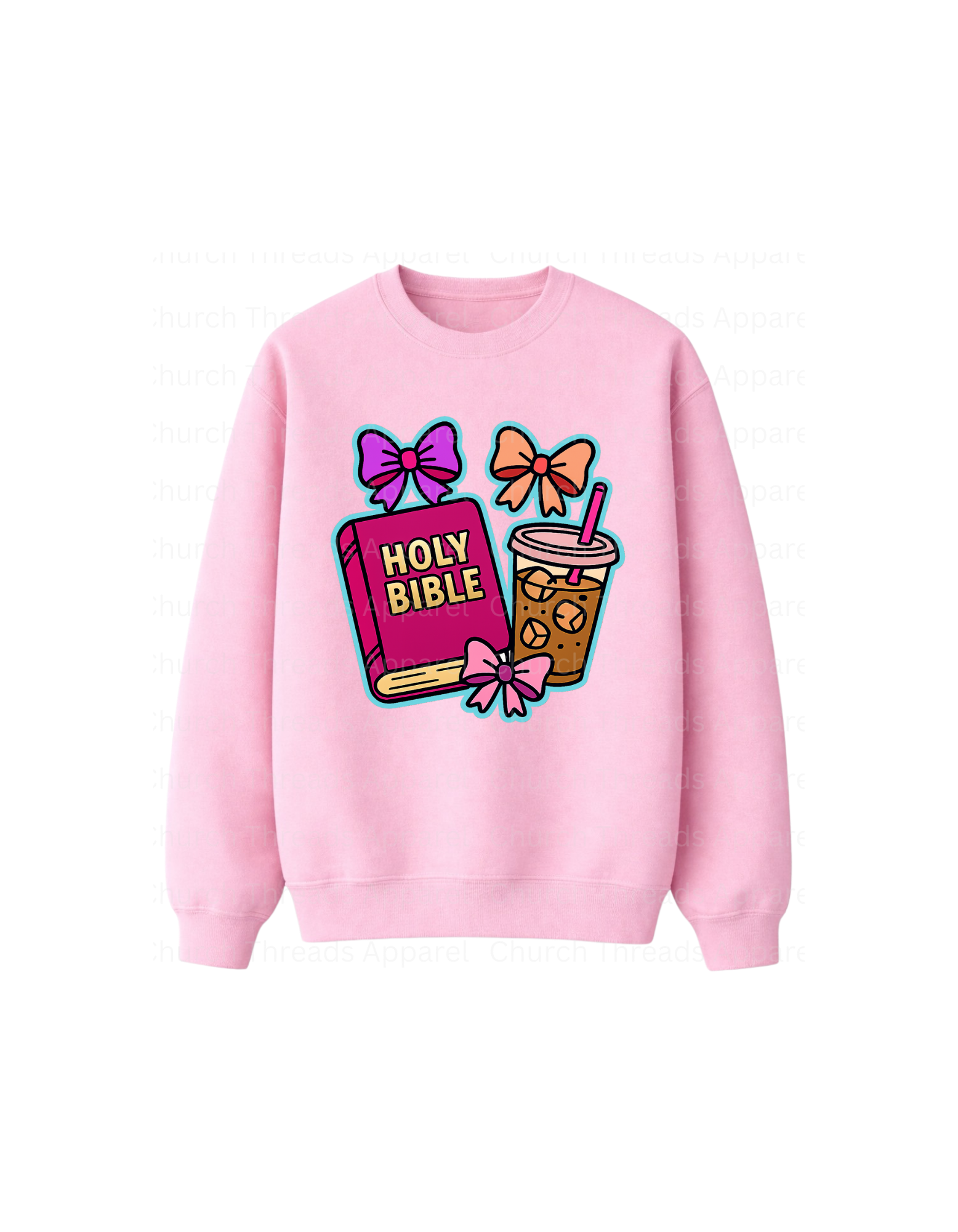 Holy Bible & Iced Coffee Crewneck