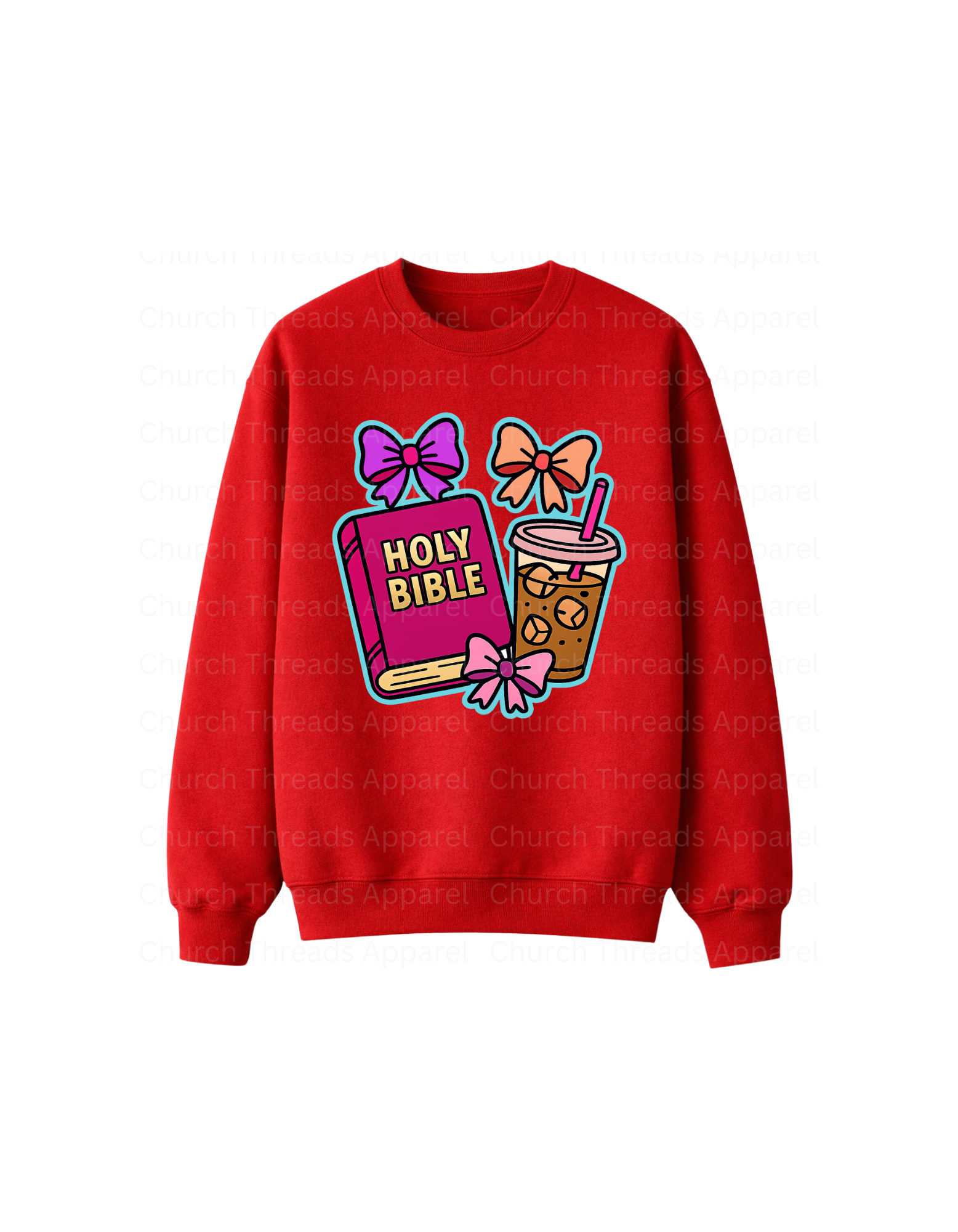 Holy Bible & Iced Coffee Crewneck