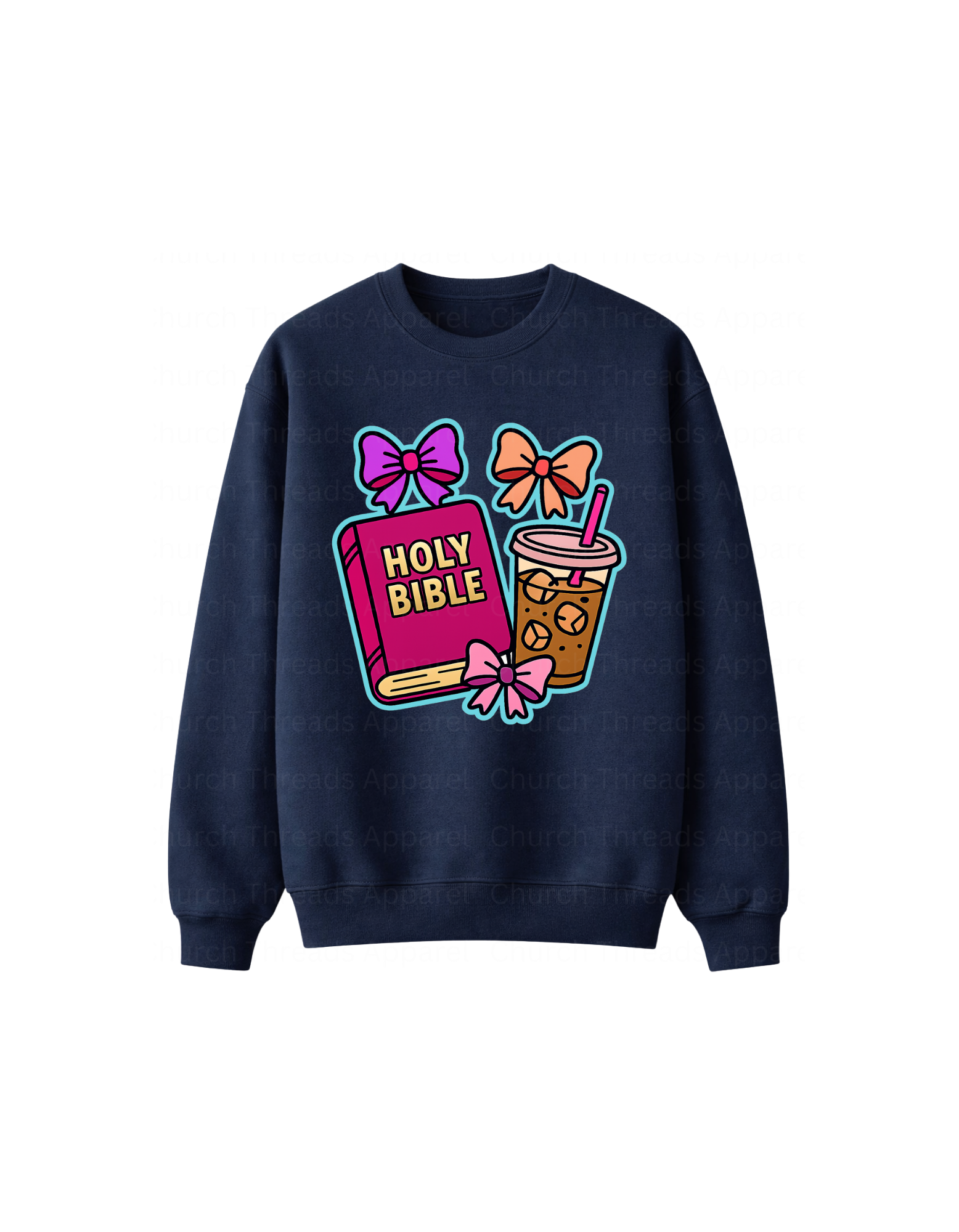 Holy Bible & Iced Coffee Crewneck