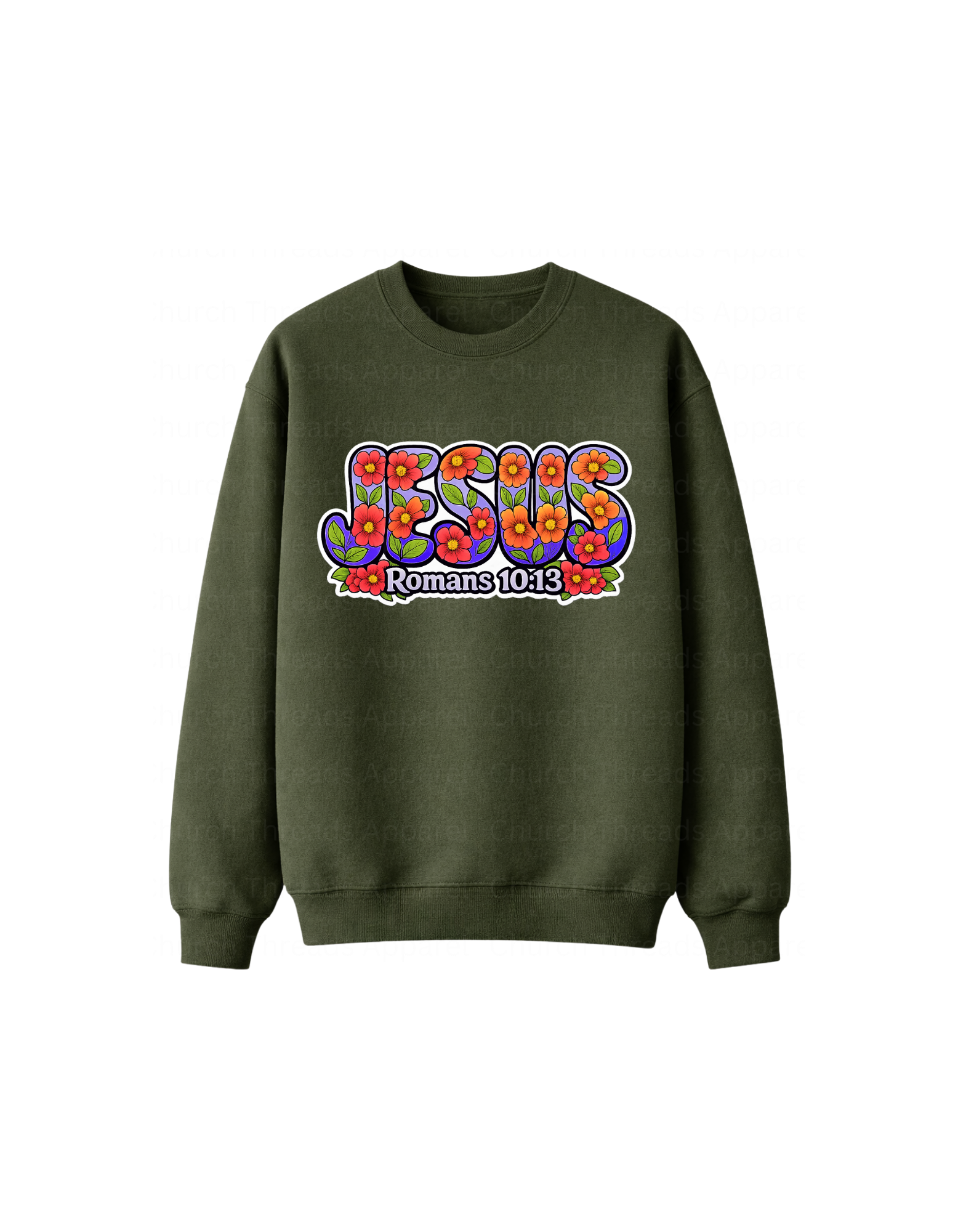 Jesus │ Romans 10:13 Crewneck