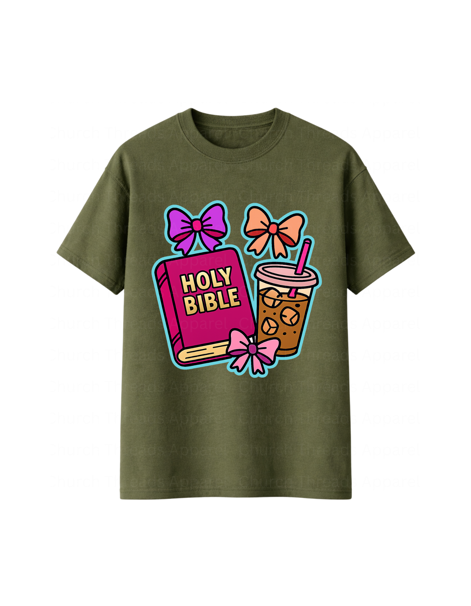 Holy Bible & Iced Coffee Tee