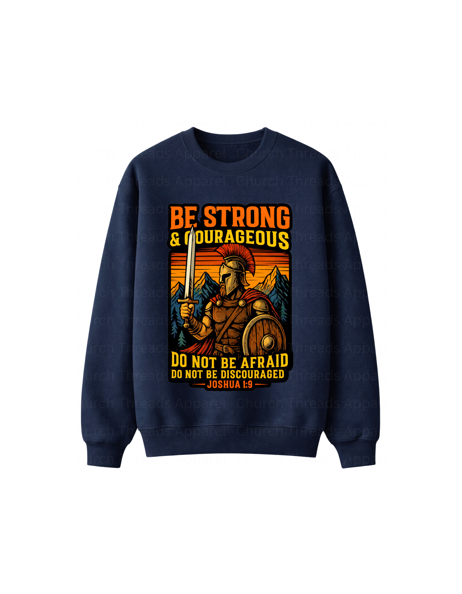 Be Strong & Courageous Crewneck