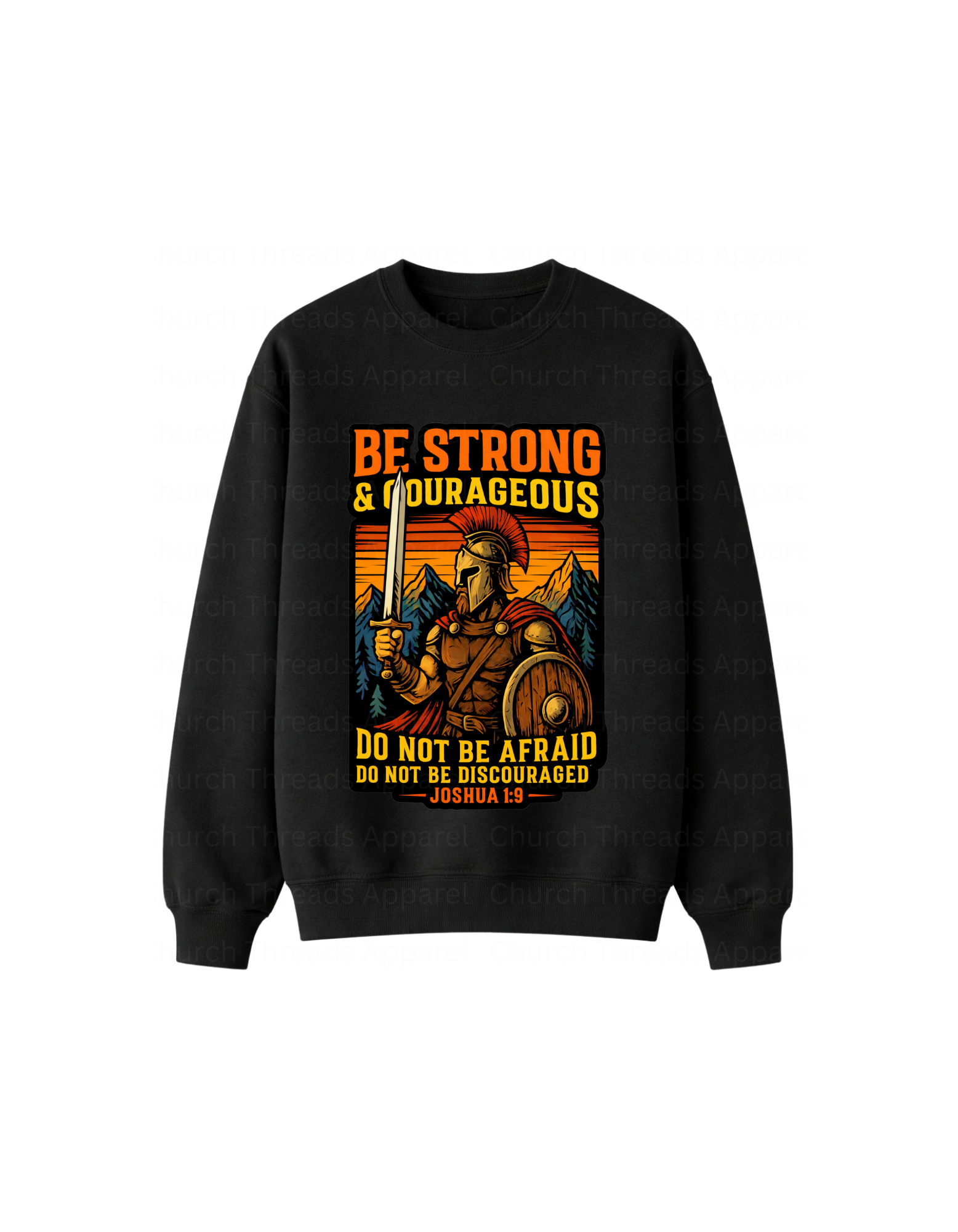 Be Strong & Courageous Crewneck