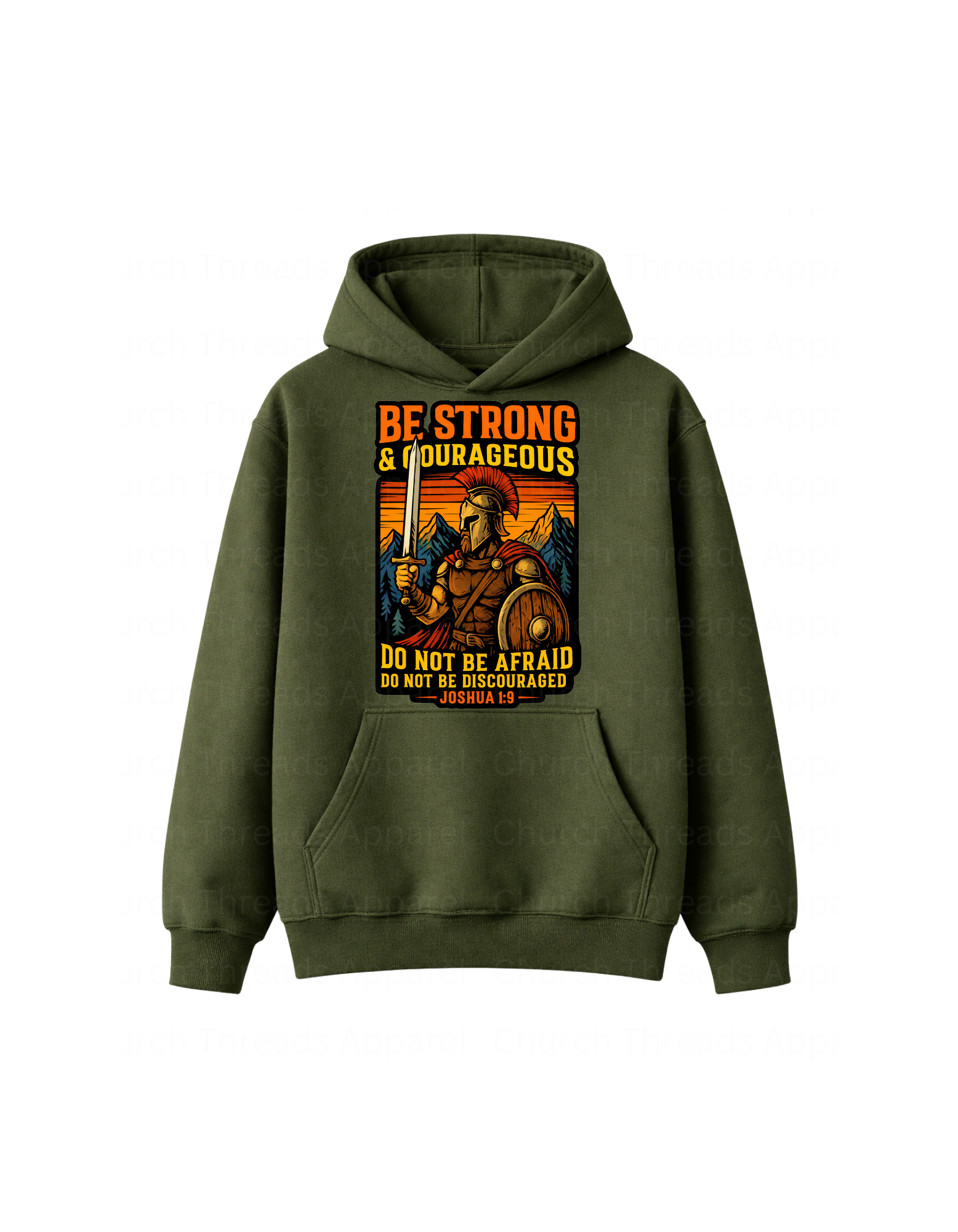 Be Strong & Courageous Hoodie