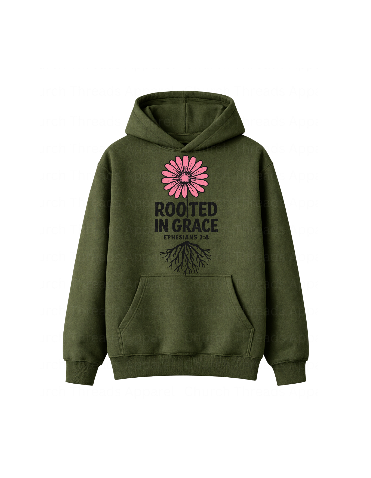 Rooted in Grace │ Ephesians 2:8 Hoodie