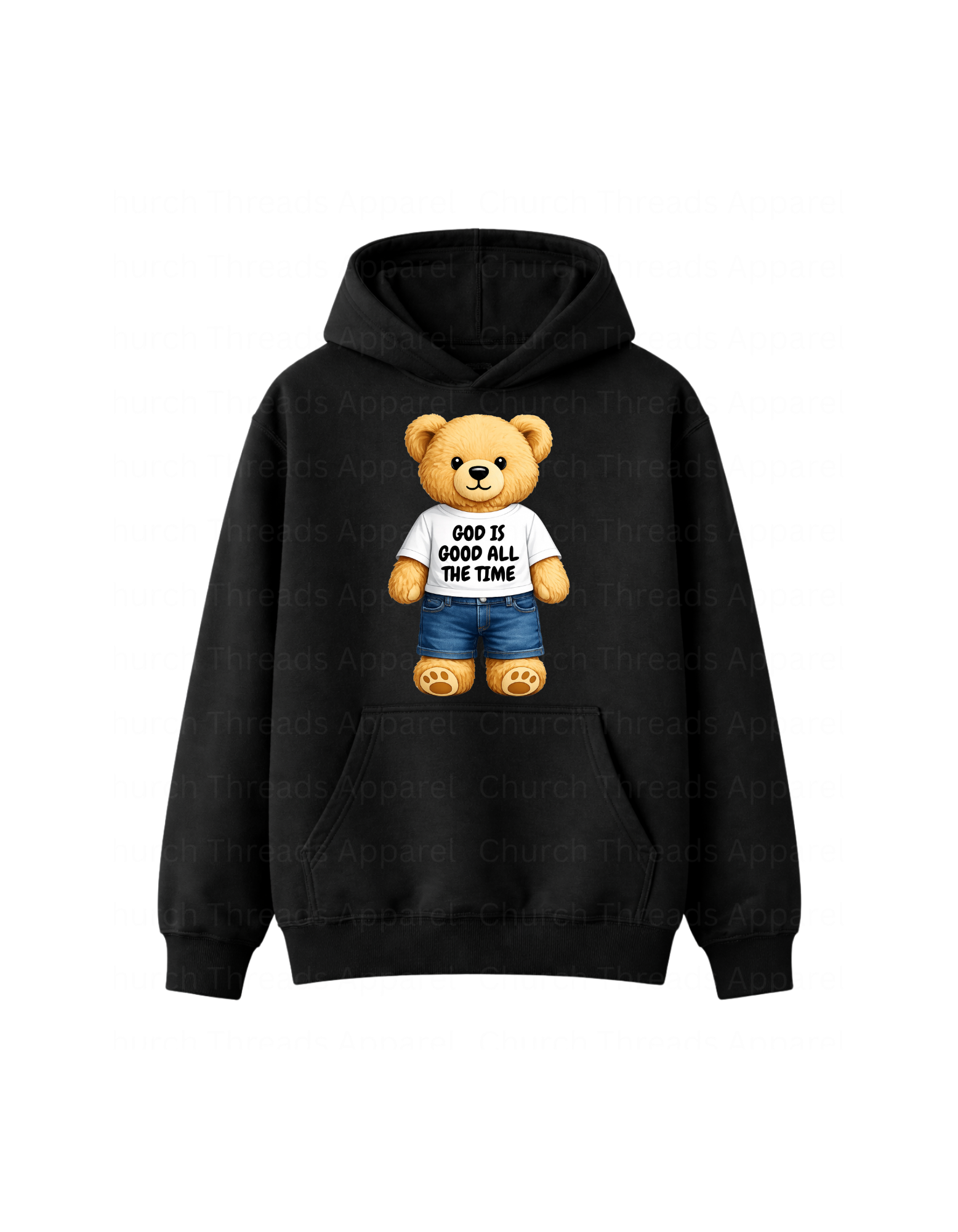God is Good Teddy Bear Hoodie