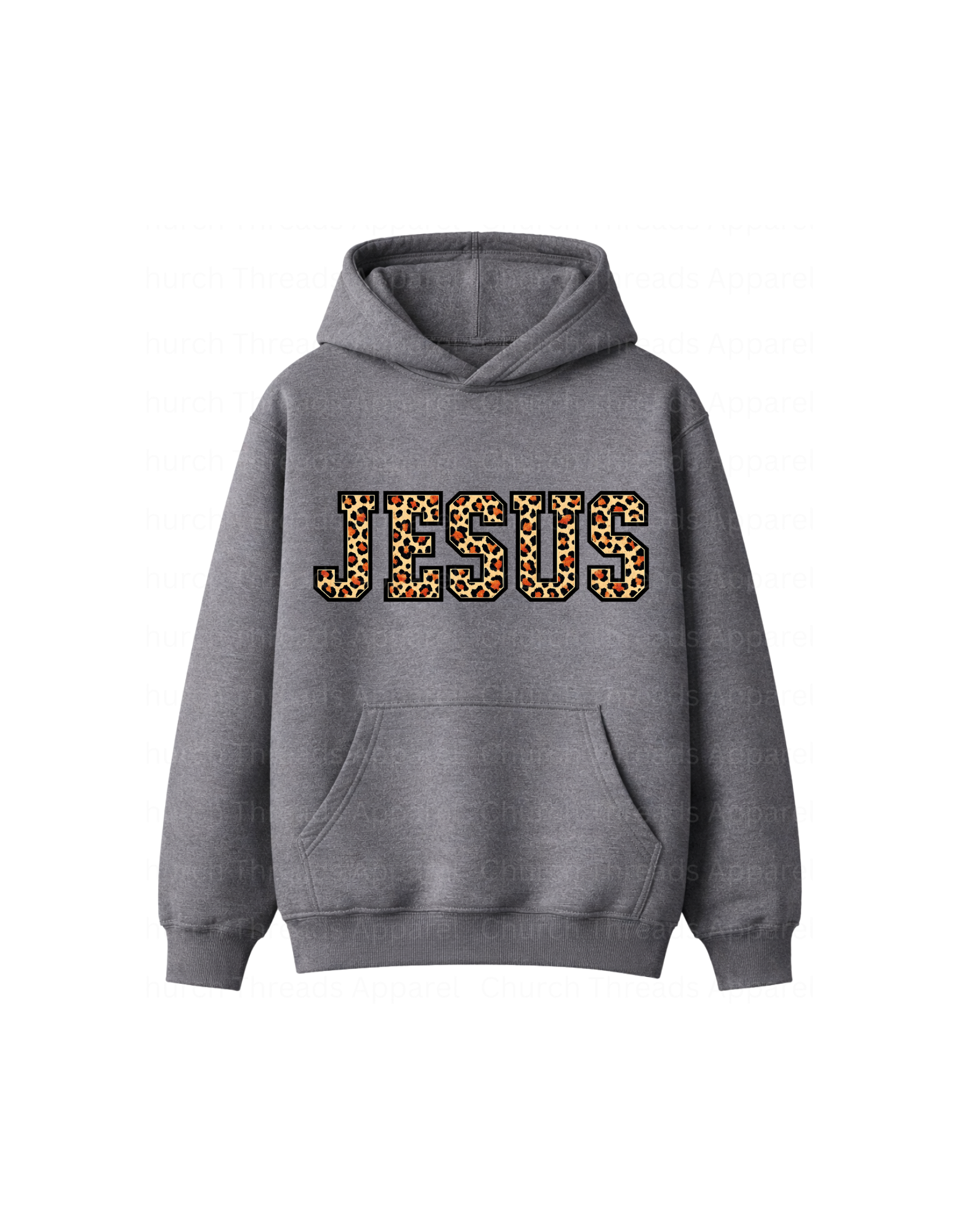 Jesus Leopard Print Hoodie