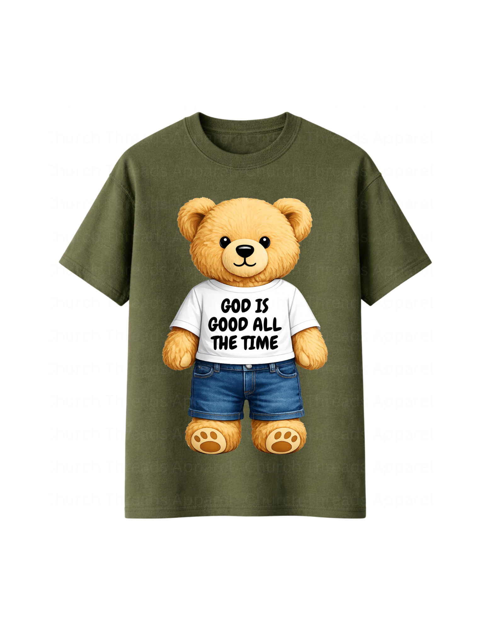 God is Good Teddy Bear Tee