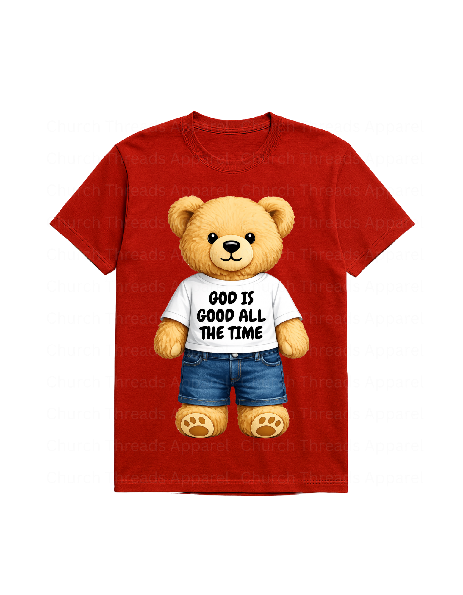 God is Good Teddy Bear Tee